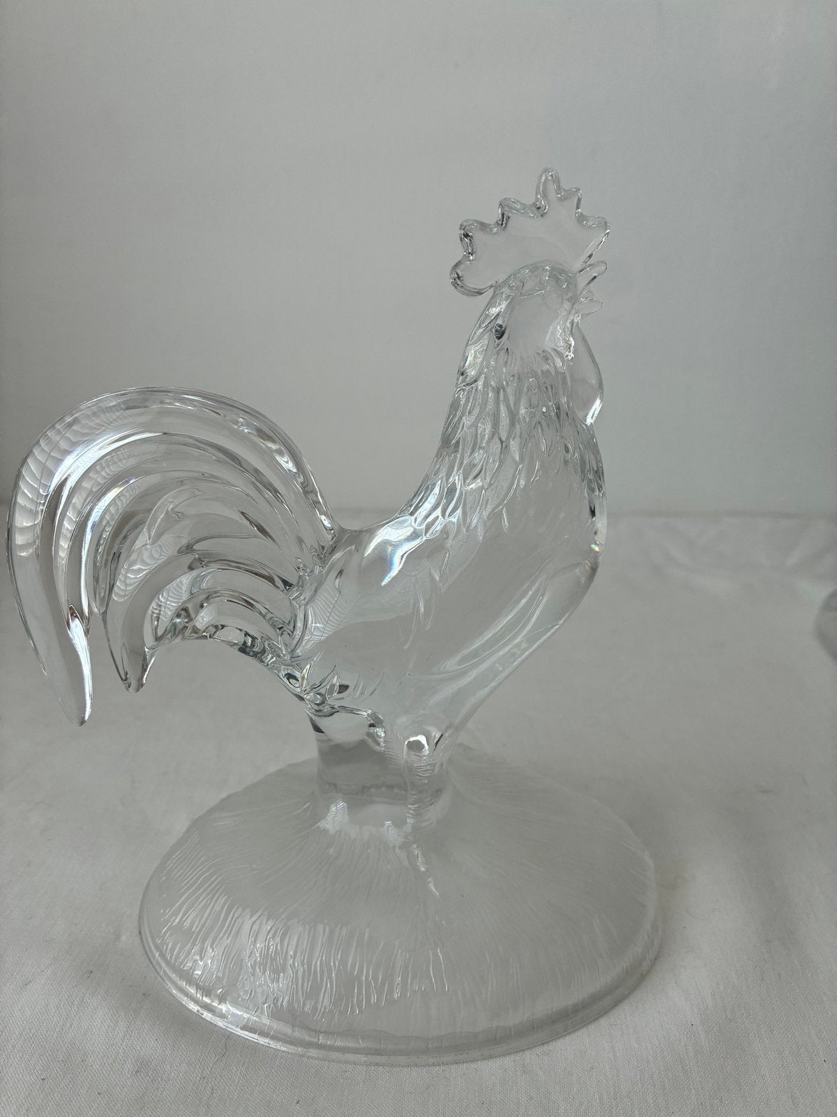Glazen haan beeldje - Decoratief en elegant, Antiek en Kunst, Ophalen of Verzenden
