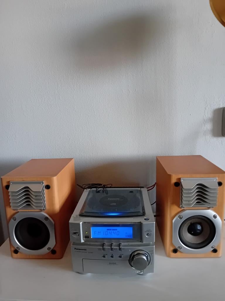 Panasonic SA-PM03 CD Stereo Systeem met Speakers, Overige merken, Gebruikt, Tuner of Radio, Ophalen of Verzenden