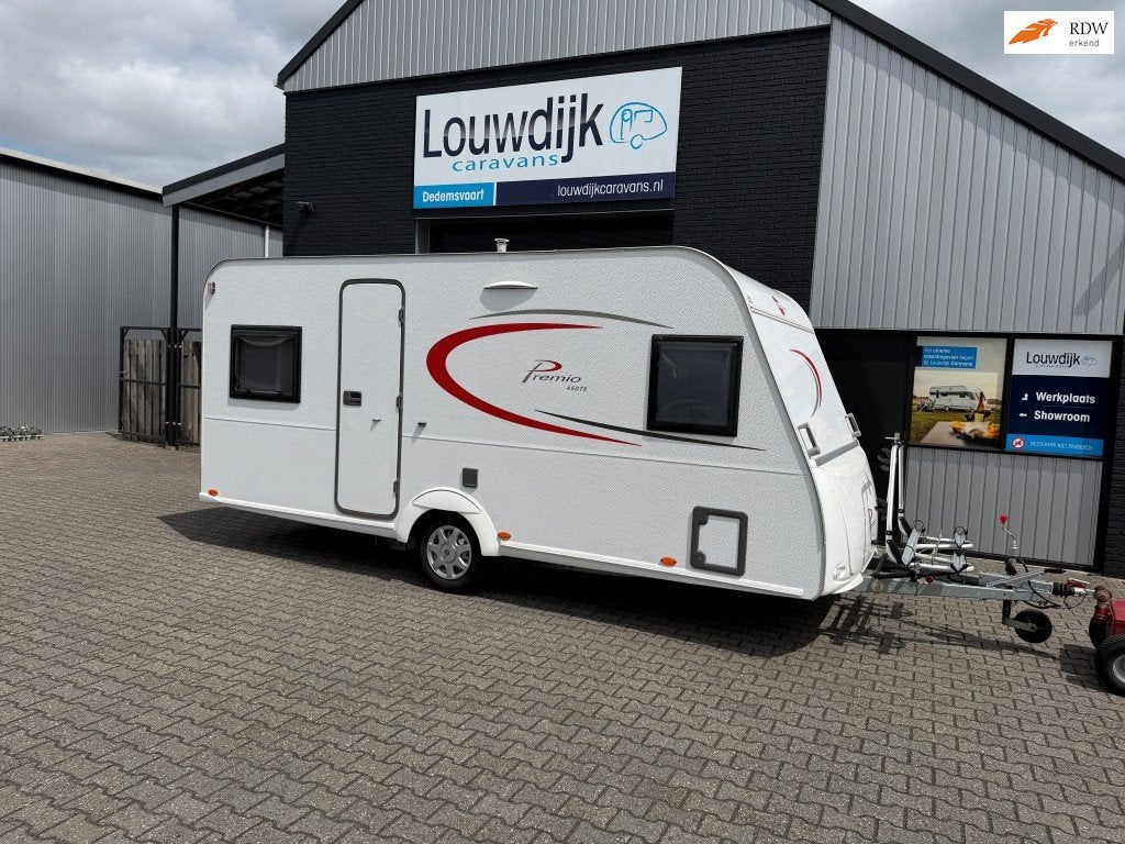 BURSTNER Premio 450 TS ’12 (Mover, Fransbed), Rondzit, Vast bed, Bedrijf, 750 - 1000 kg