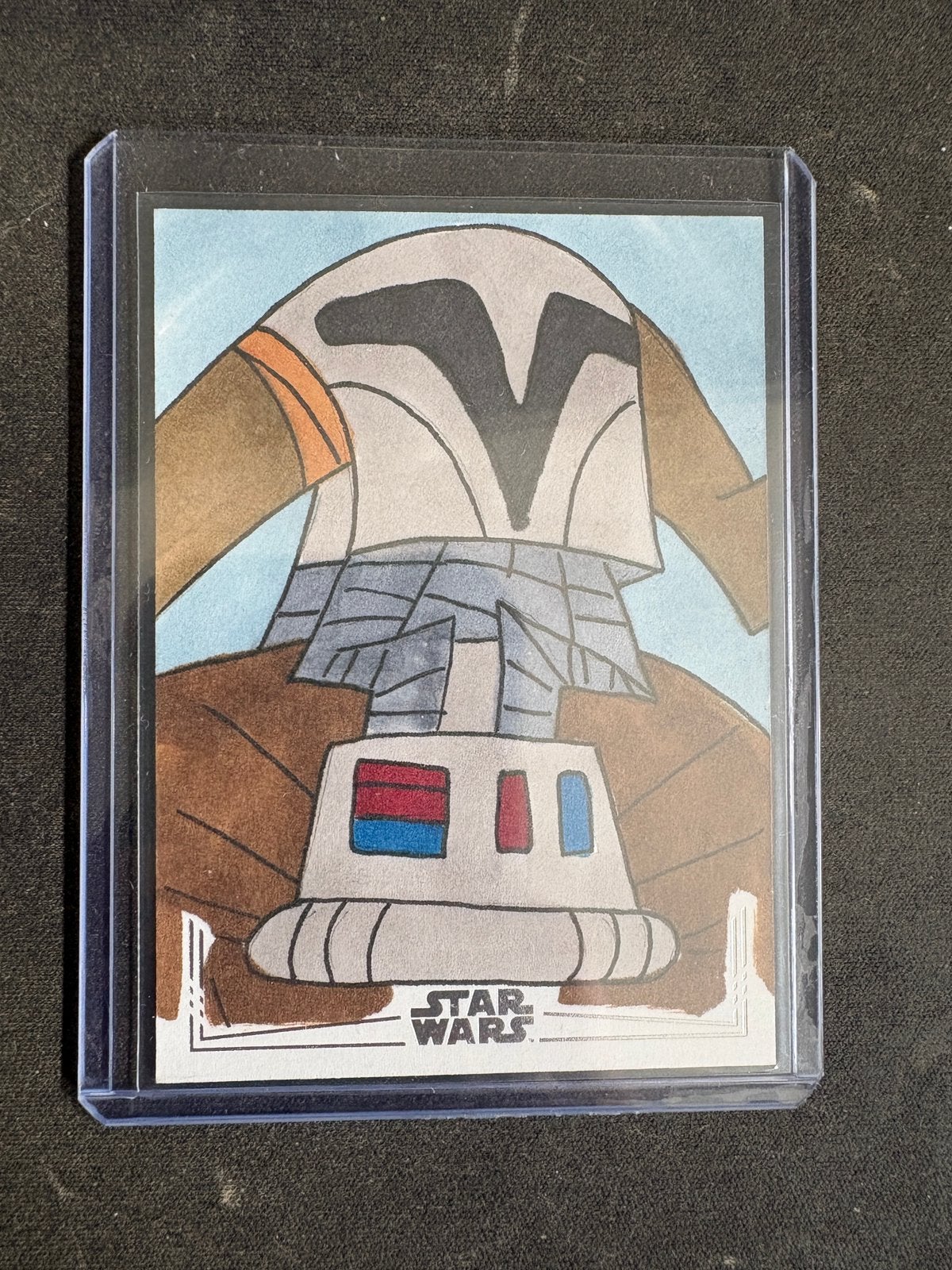 Topps Star Wars Chrome 2024 - Sketch Ryan Johnston, Verzenden, Zo goed als nieuw, Actiefiguurtje