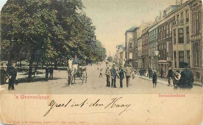 301-092-029 Den Haag Bezuidenhout, Ophalen of Verzenden, Voor 1920, Zuid-Holland