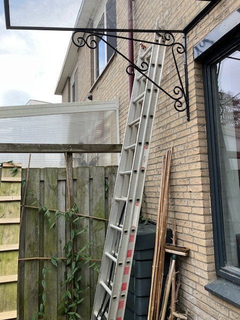 Telescoopladder, Ophalen, Gebruikt, Ladder, Opvouwbaar of Inschuifbaar