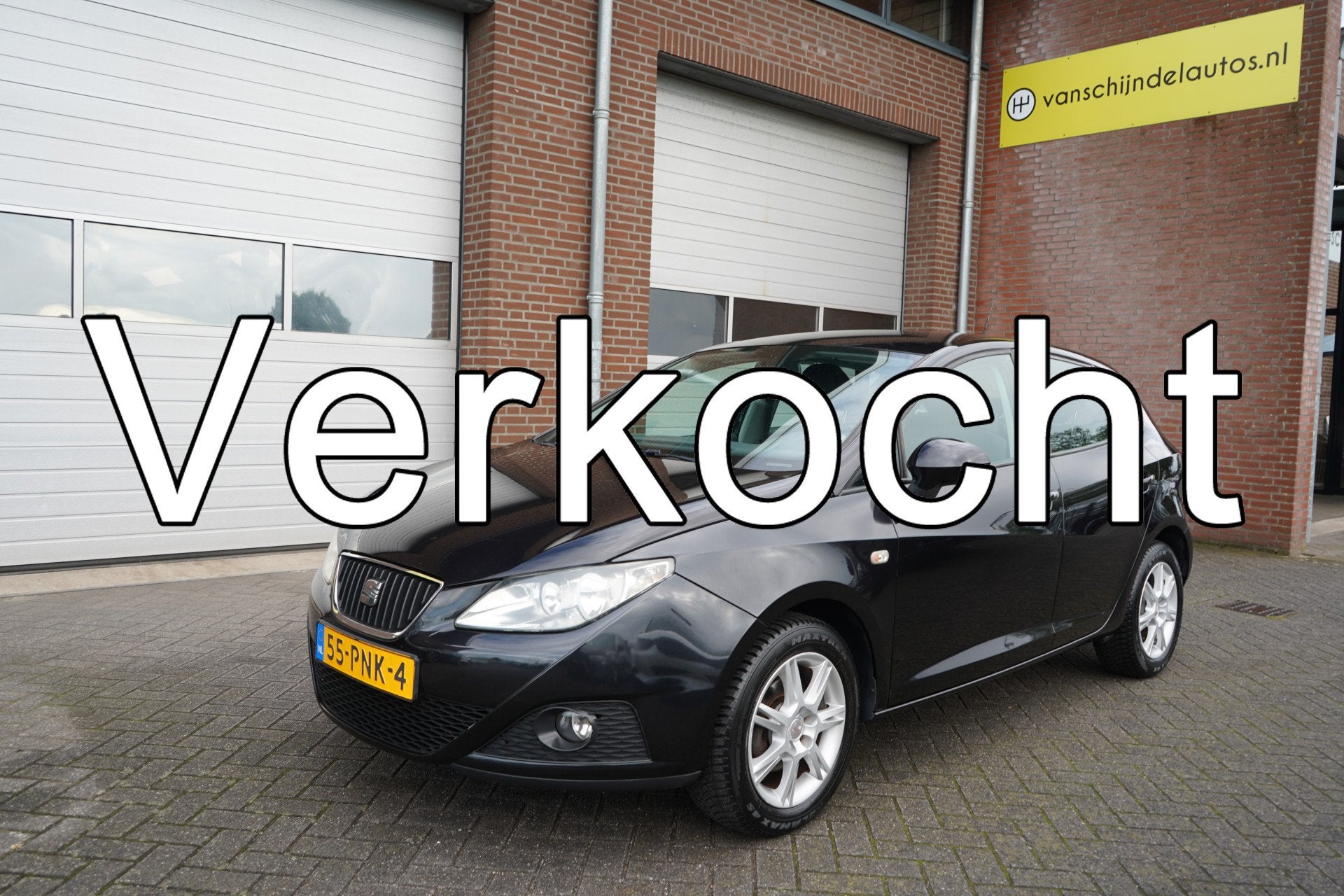 SEAT Ibiza 1.4 STYLE 5 DEURS ECC AIRCO CRUISECONTROL RADIO C, Voorwielaandrijving, Zwart, 4 cilinders, Bedrijf