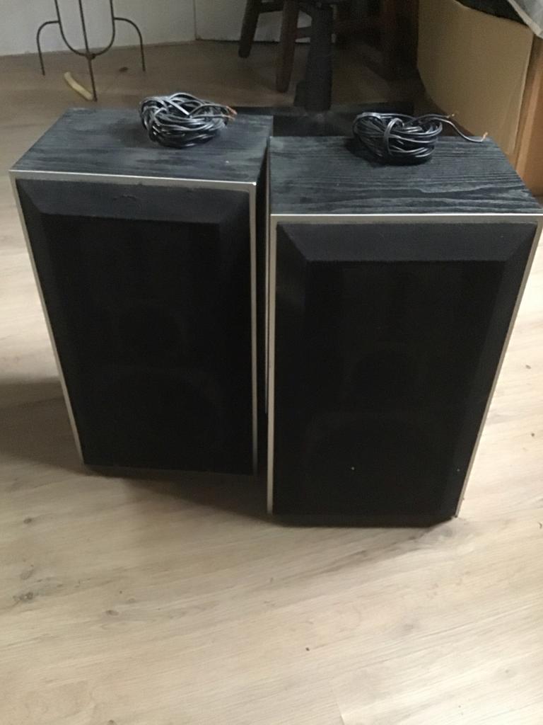 Jamo Dynamic D2E Stereo Speakers - Vintage Geluid, Audio, Tv en Foto, Luidsprekers, Gebruikt, Denmark, Ophalen of Verzenden, Jamo