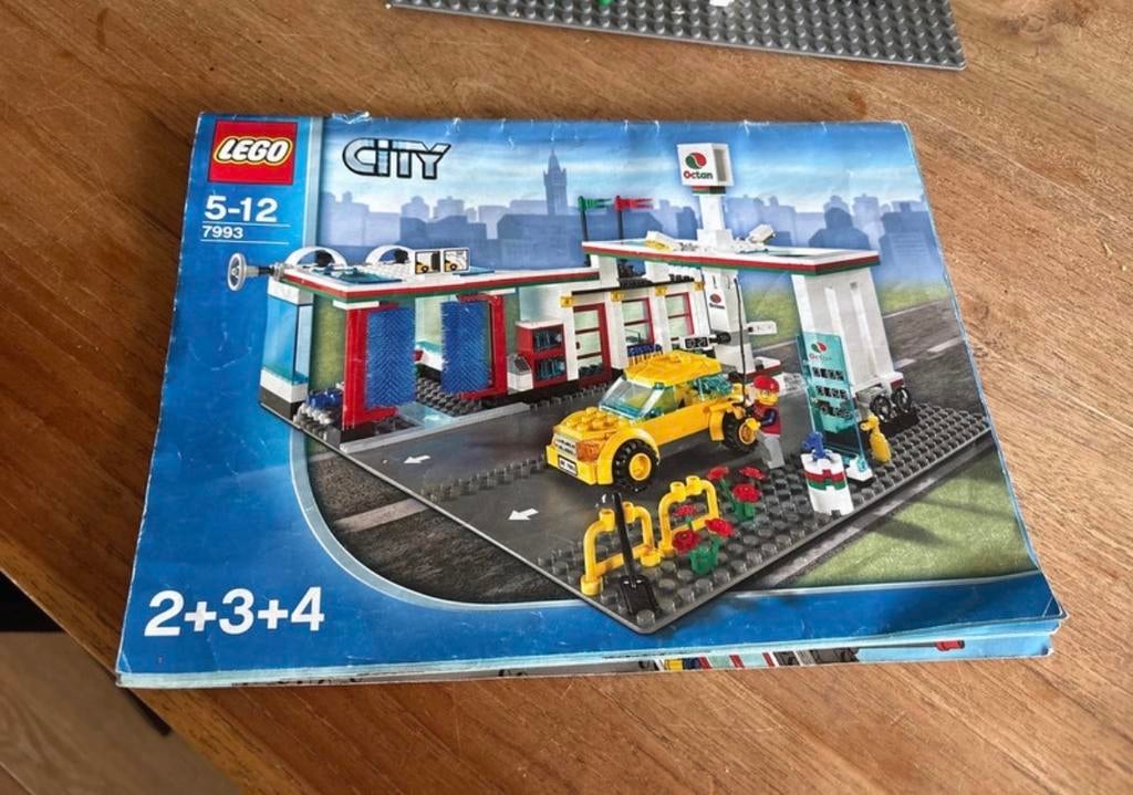 Lego City 7993 Tankstation, Ophalen of Verzenden, Gebruikt, Complete set, Lego