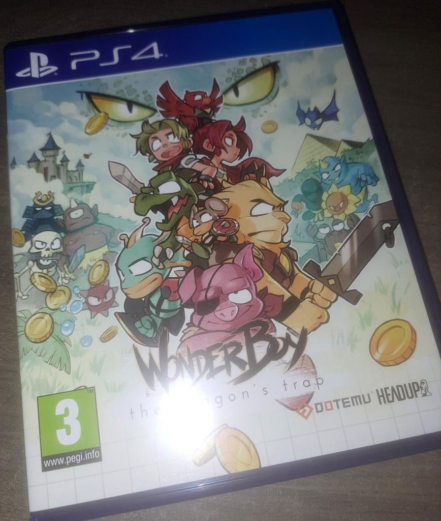 Wonder boy the dragon's trap playstation 4 z.g.a.n., Spelcomputers en Games, 1 speler, Ophalen of Verzenden, Zo goed als nieuw