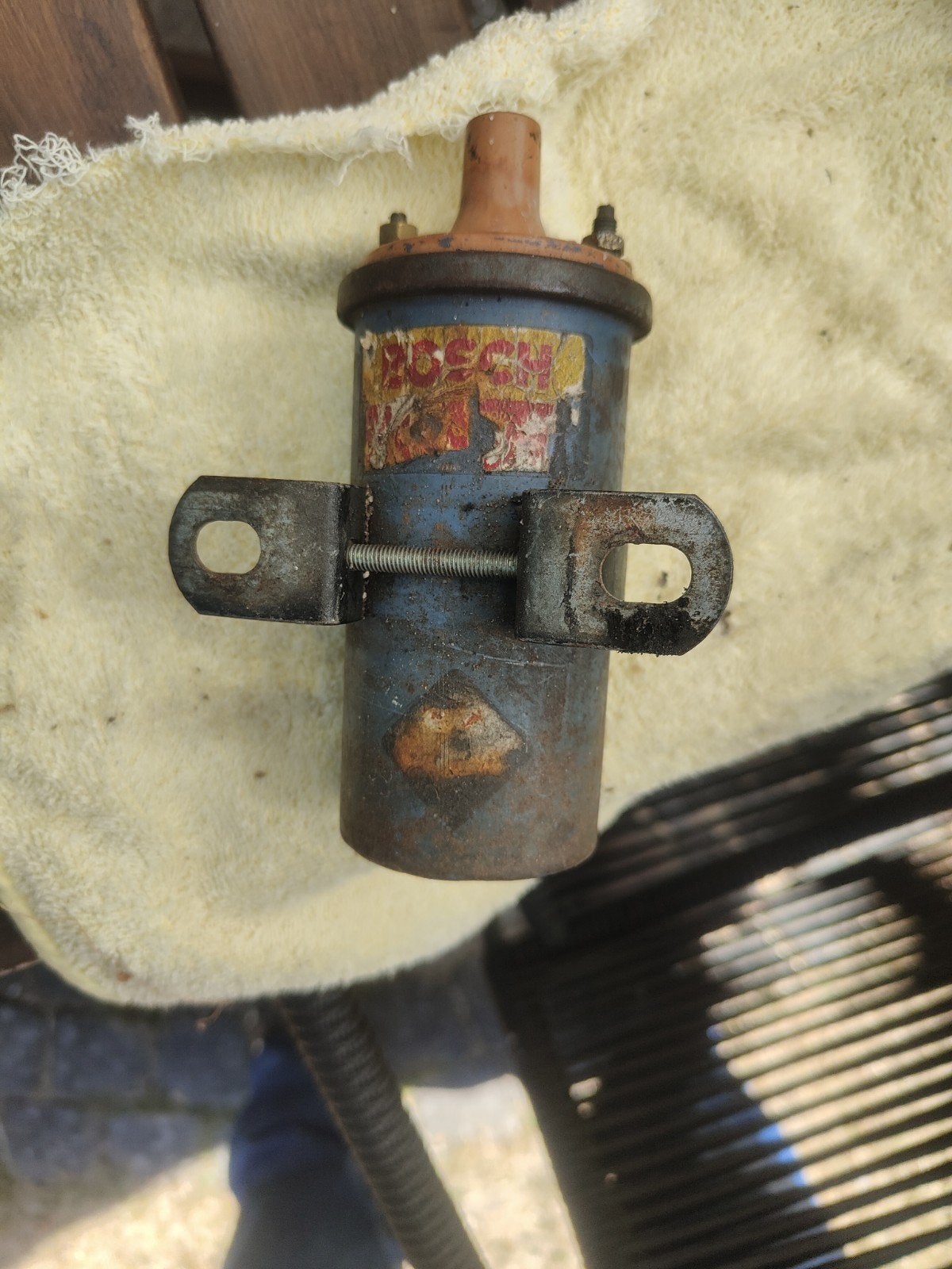 BOSCH BOBINE BLAUW 12V, Ophalen of Verzenden, Gebruikt