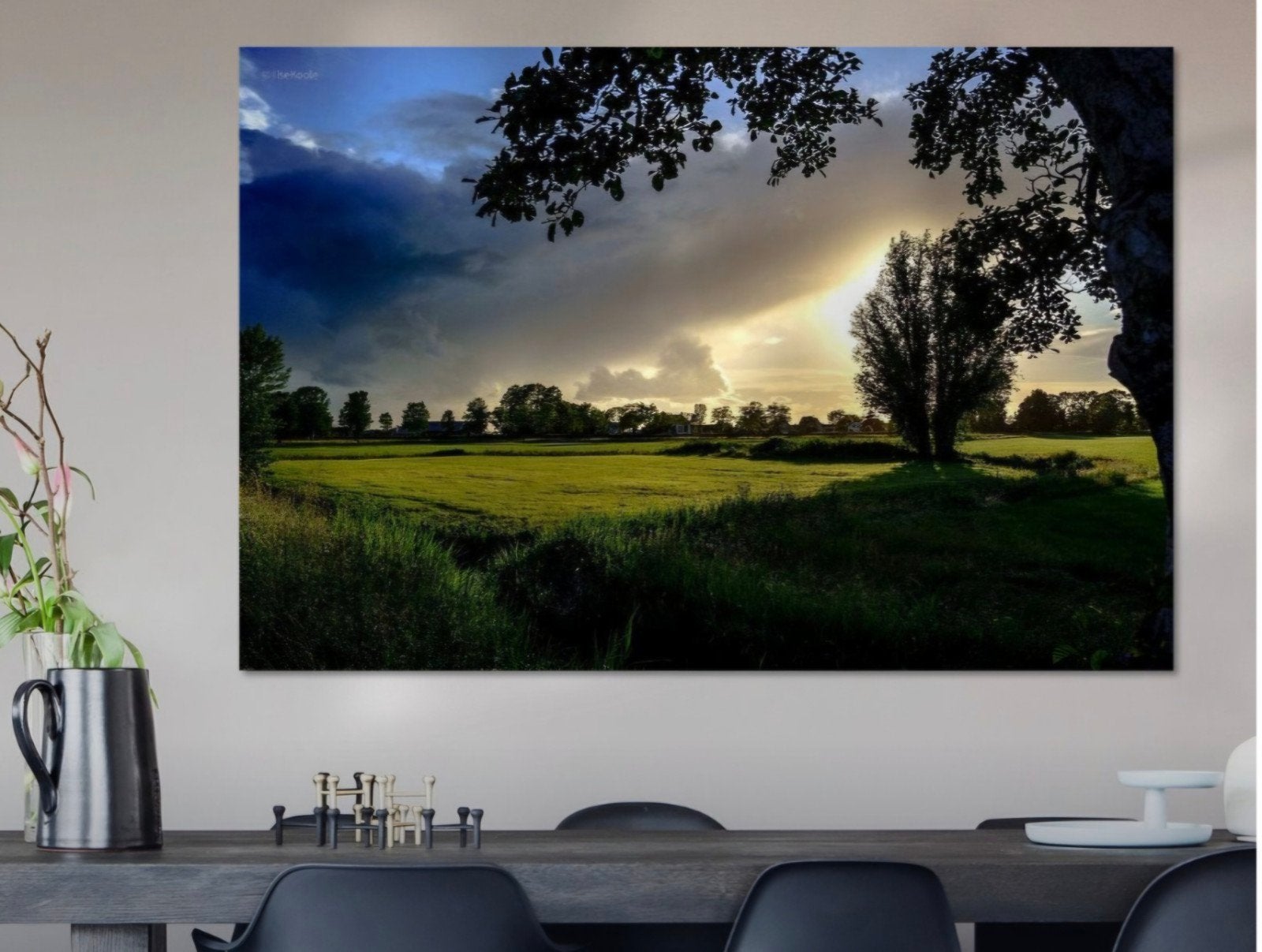 Natuur / Landschaps foto print. Friesland natuur landschap, Ophalen of Verzenden