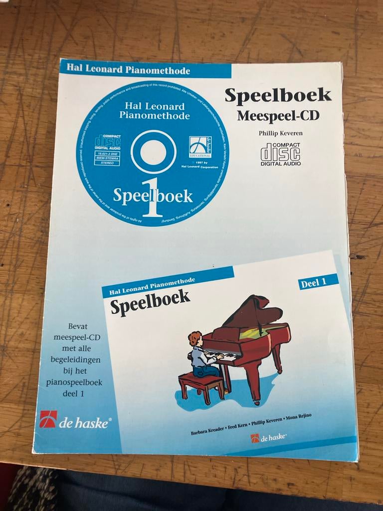 Hal Leonard Pianomethode cd Speelboek Deel 1, Muziek en Instrumenten, Gebruikt, Overige genres, Les of Cursus, Ophalen of Verzenden