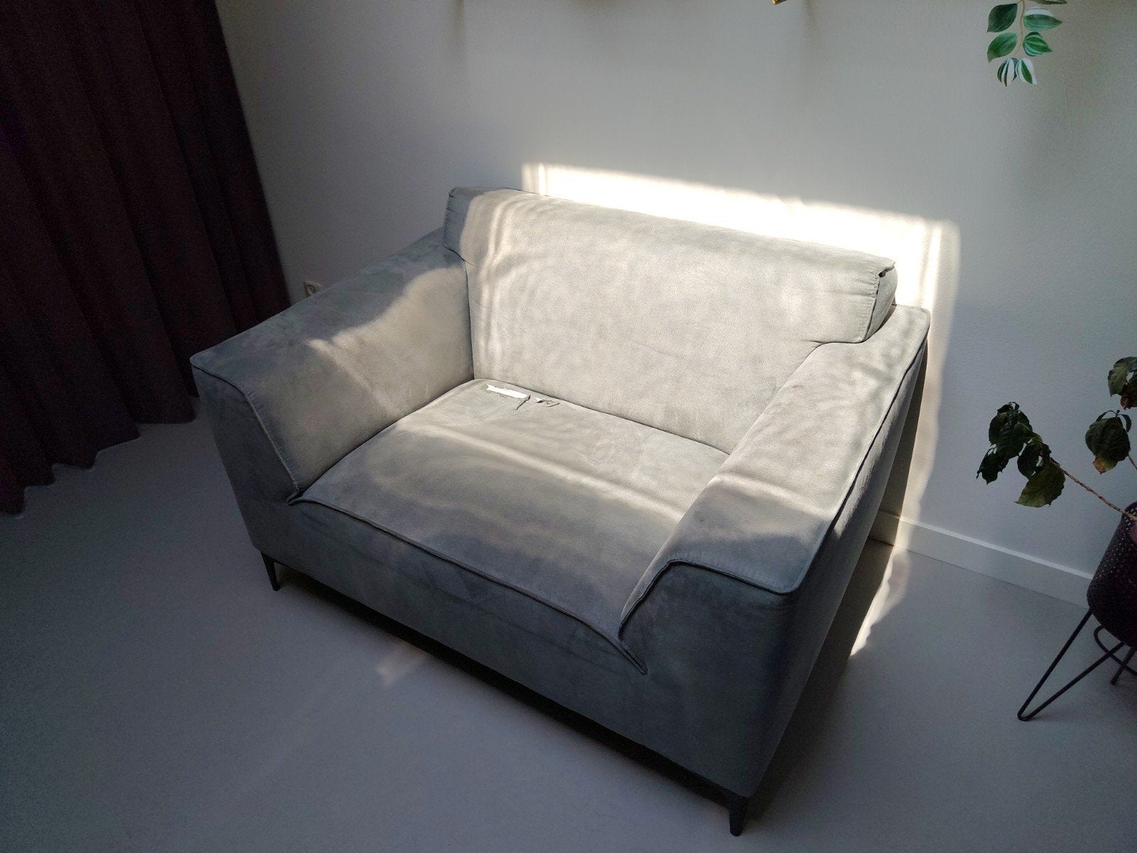 Baenks loveseat met scheur in zitting. Gratis!, Ophalen, Gebruikt, Twijfelaar, 120 cm
