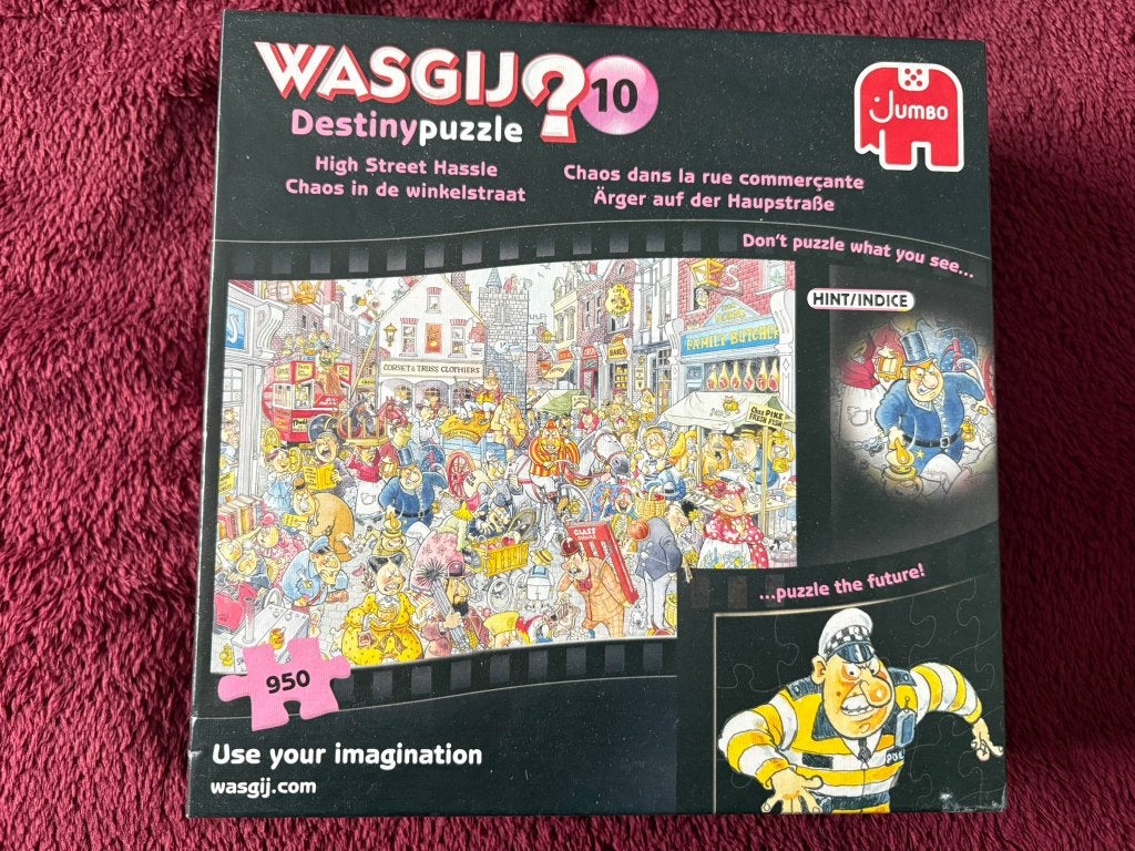 Wasgij Destiny 10 – High Street Hassle! (950 stukjes), Hobby en Vrije tijd, Denksport en Puzzels, Ophalen of Verzenden, 500 t/m 1500 stukjes