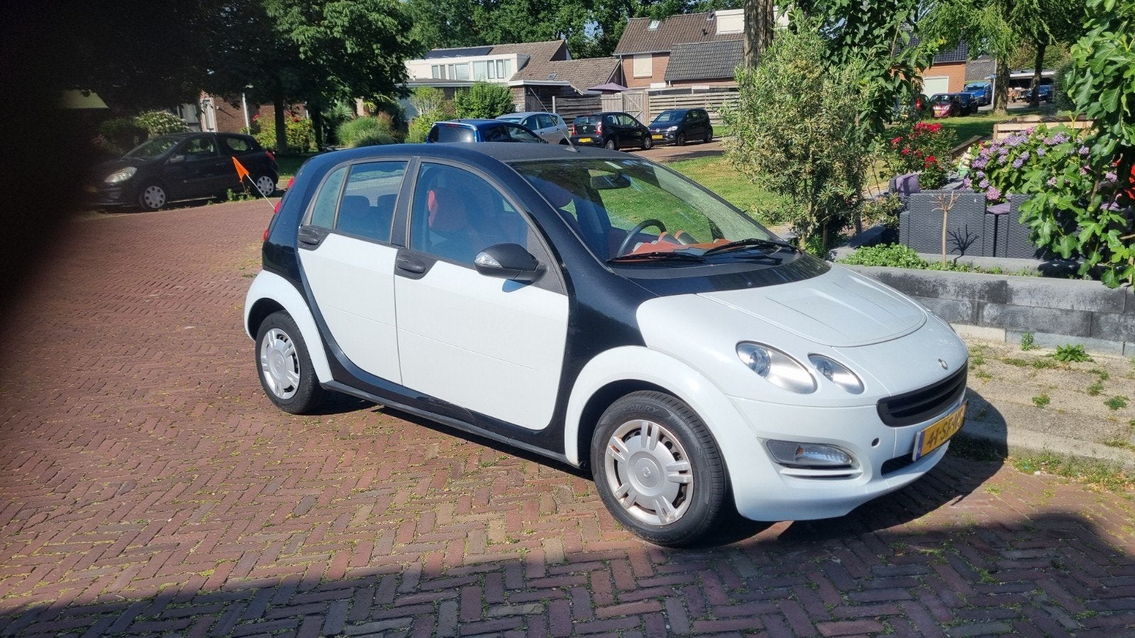 Smart ForFour 1.0 2005 Zwart, Auto's, Smart, Voorwielaandrijving, ForFour, Zwart, Origineel Nederlands