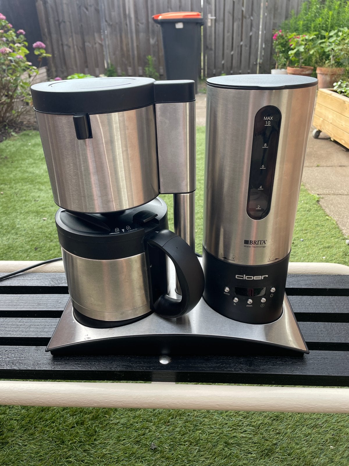 Cloer Koffiezetapparaat, Afneembaar waterreservoir, Gebruikt, Gemalen koffie, Koffiemachine