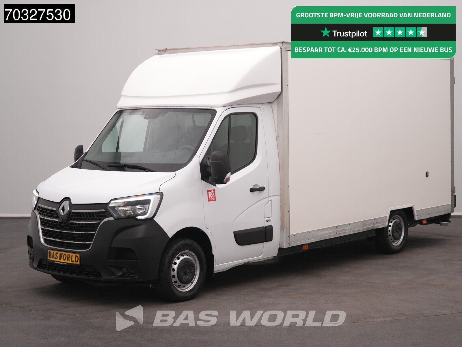 Renault Master 145PK Lowliner Bakwagen LED Navi Airco Cruise, Auto's, Bestelauto's, 145 pk, Stof, Gebruikt, Euro 6