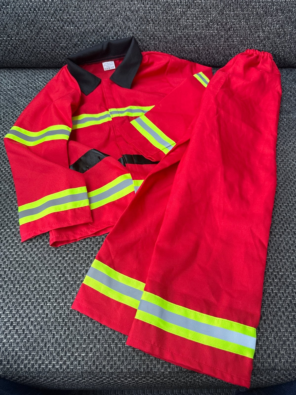 Brandweerman pak voor kinderen (6-8 jaar), Kinderen en Baby's, Ophalen, Zo goed als nieuw, 122 t/m 128, Jongen of Meisje