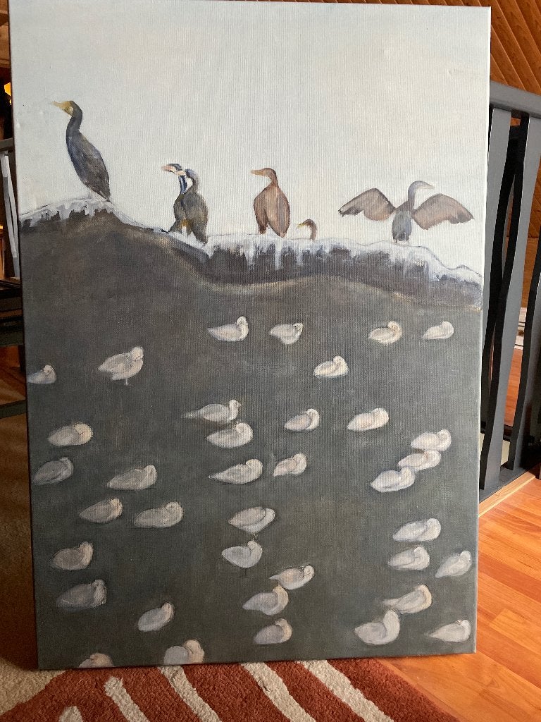 Schilderij vogels, Ophalen, Dieren