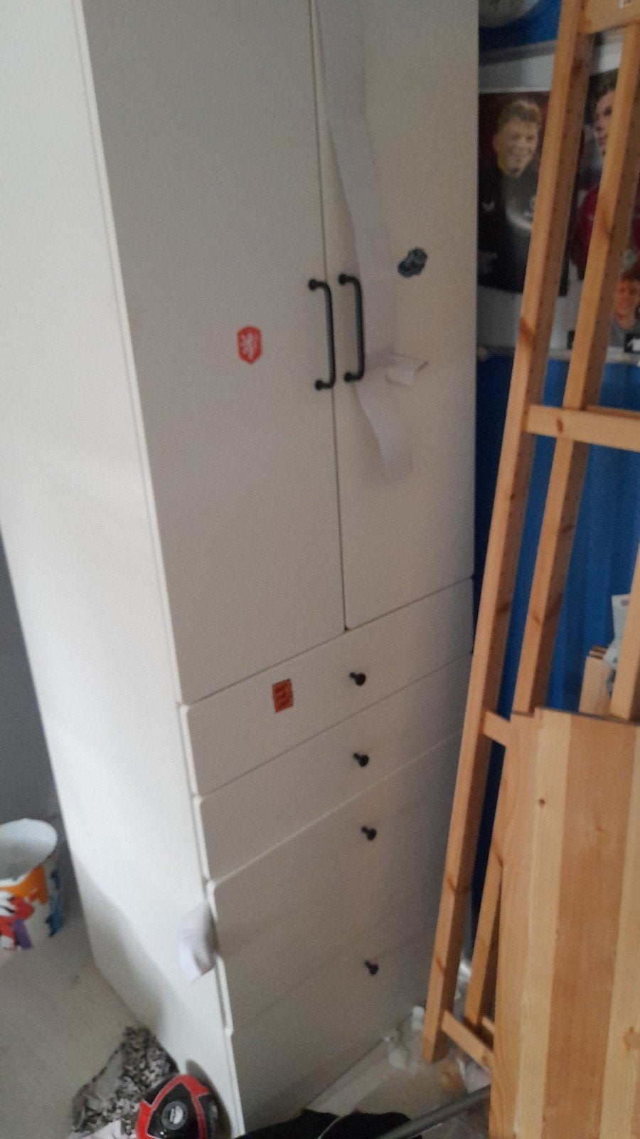 IKEA Platsa Kast met deuren en lades - Wit, Ophalen, Overige materialen, Gebruikt, Met deur(en)