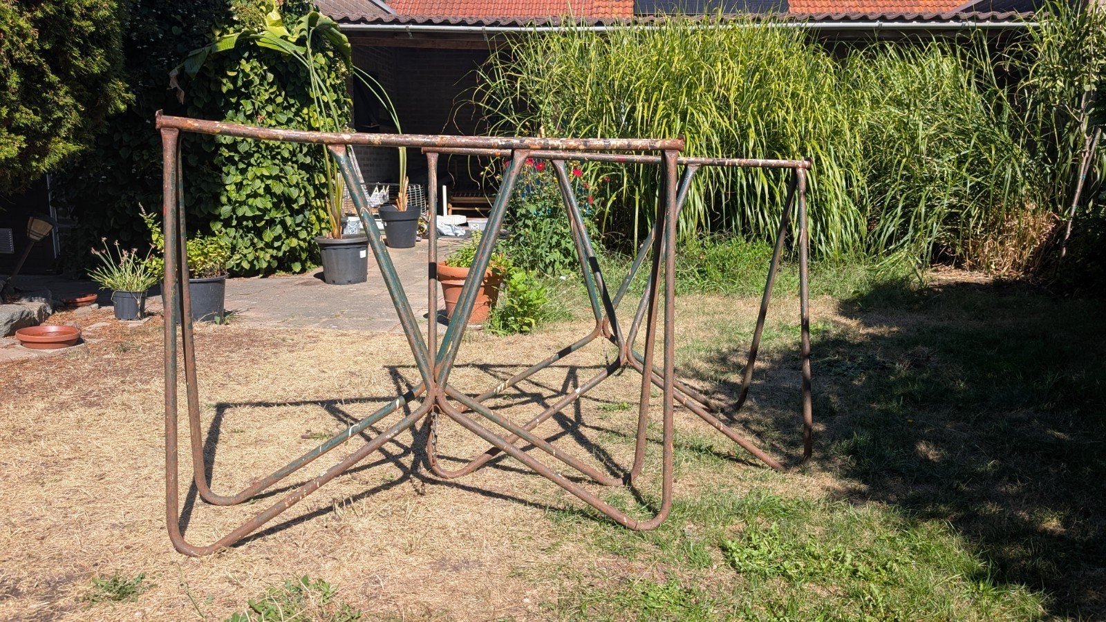 Metalen schragen - 110cm breed, 90cm hoog, Doe-het-zelf en Verbouw, Ophalen, Gebruikt, 70 tot 120 cm