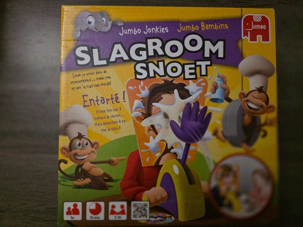 Spel Slagroom snoet, Ophalen of Verzenden, Zo goed als nieuw, Jumbo