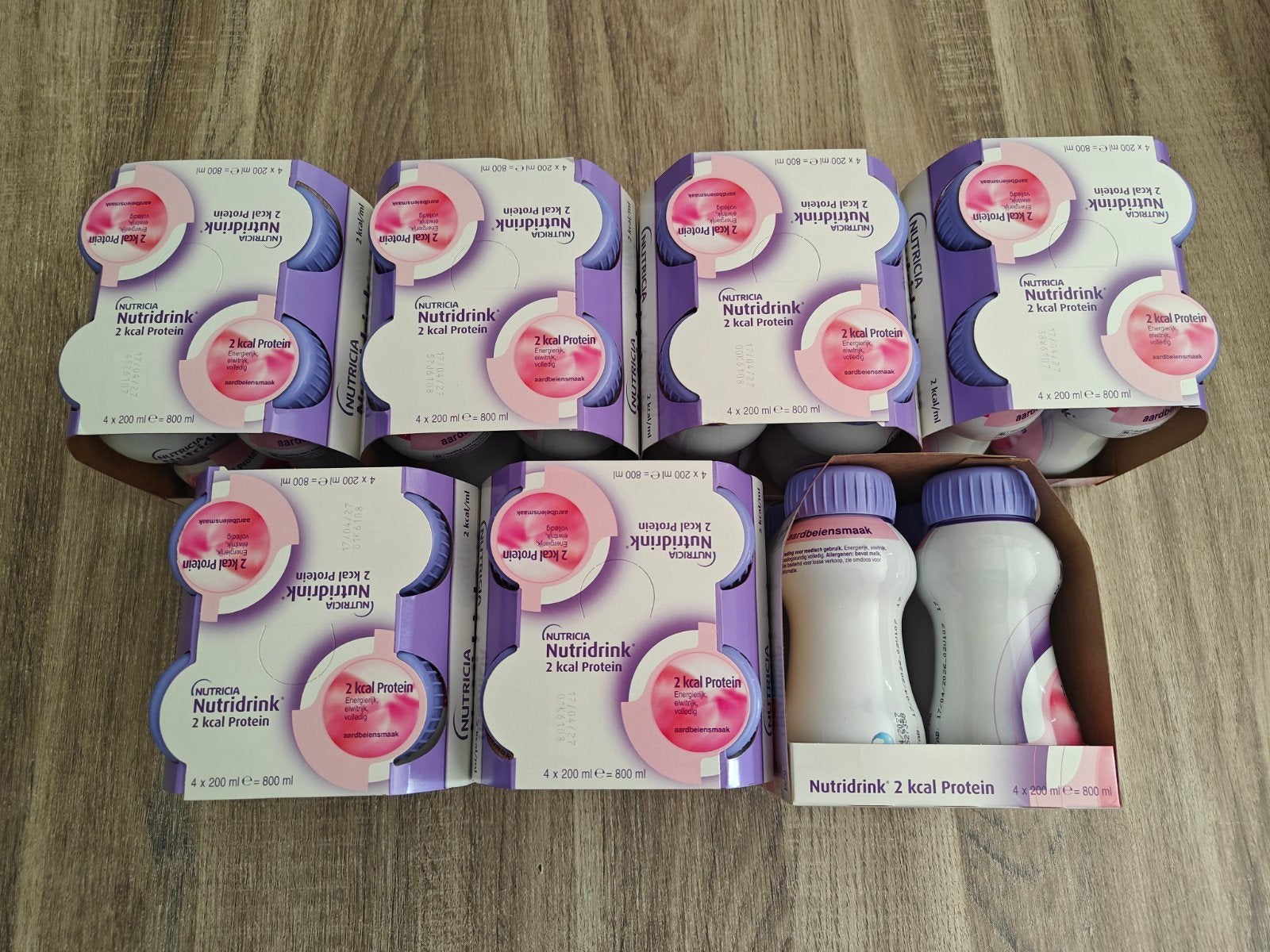 Nutricia Nutridrink Drinkvoeding Smaak Aardbei 28x200ML, Ophalen of Verzenden