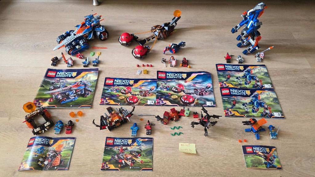 Lego Nexo Knights 30373 70311 70312 70314 70315 70318 70335, Gebruikt, Compleet, Lego, Ophalen of Verzenden