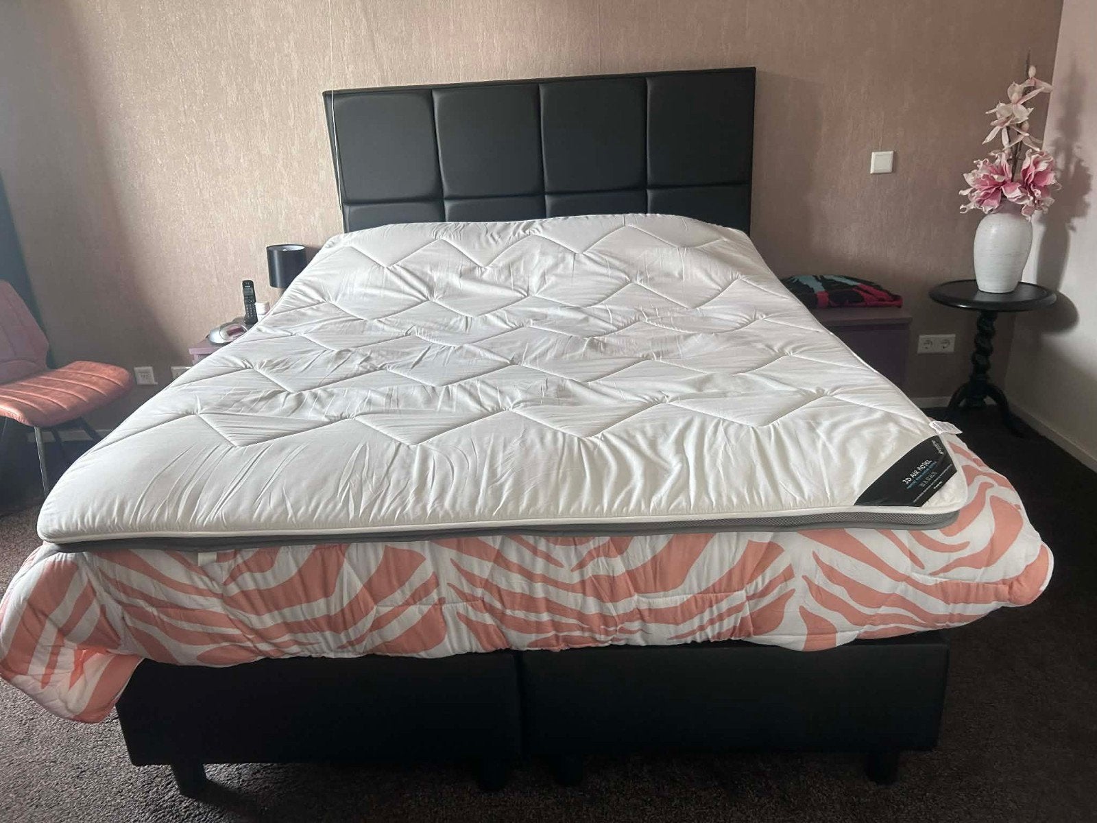 Topdek, Ophalen of Verzenden, Tweepersoons, 160 cm
