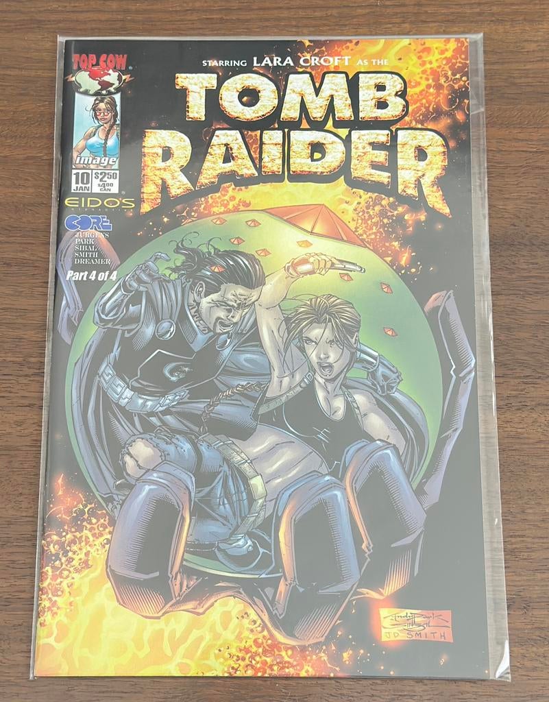 Tomb Raider #10 Top Cow 2001 cover Andy Park, Boeken, Eén comic, Amerika, Verzenden, Zo goed als nieuw