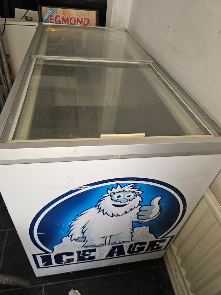 Ice Age Vrieskist met schuifdeksel, Vrieskist, Gebruikt, Minder dan 85 cm, Vrijstaand