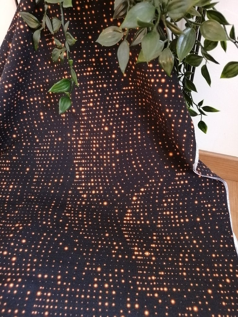 OUTLET : French Terry met sterren., Meerkleurig, 120 cm of meer, Ophalen of Verzenden, Katoen
