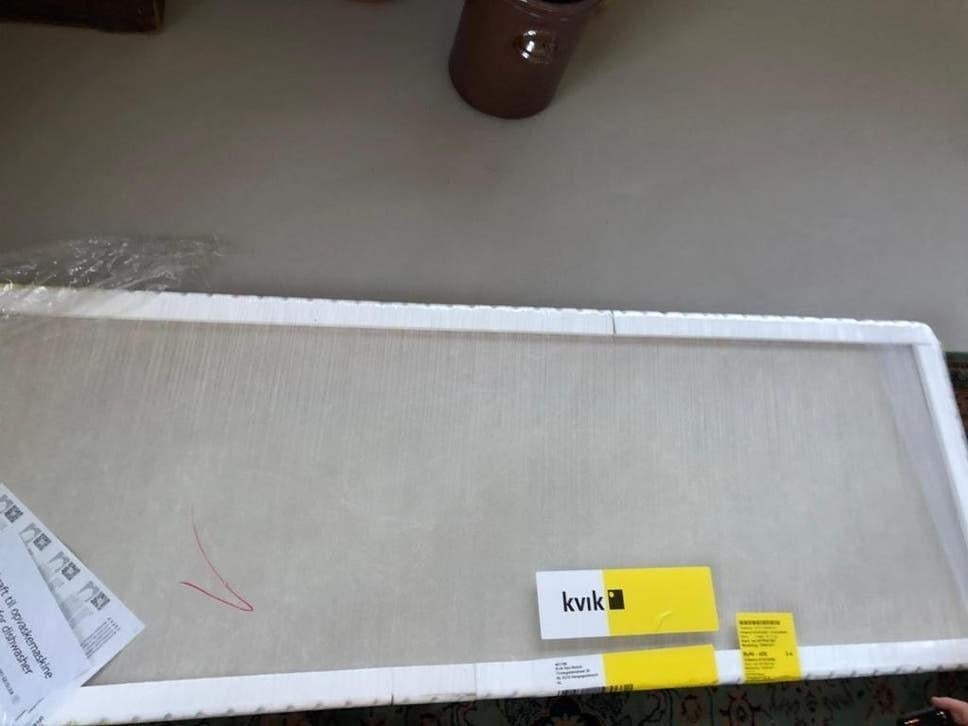 Nieuw Kvik laminaat keukenblad 170x62x2cm, Huis en Inrichting, Ophalen, Beige, 150 tot 200 cm, Nieuw
