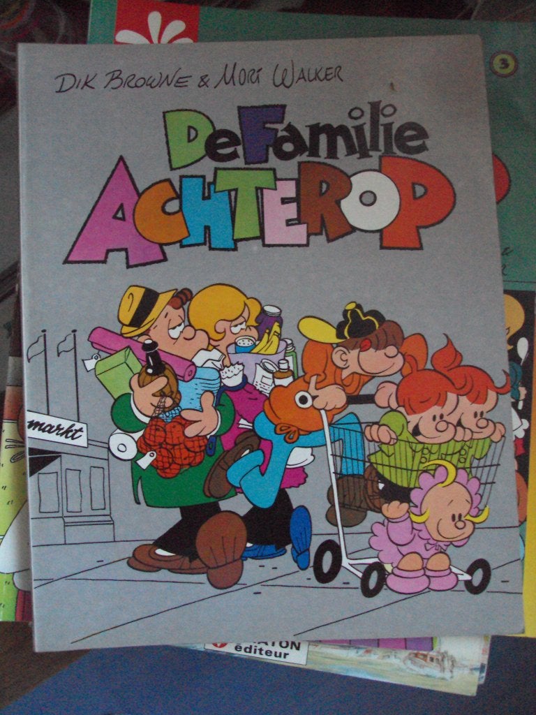 De familie Achterop (Z5-160), Boeken, Stripboeken, Eén stripboek, Ophalen of Verzenden, Zo goed als nieuw