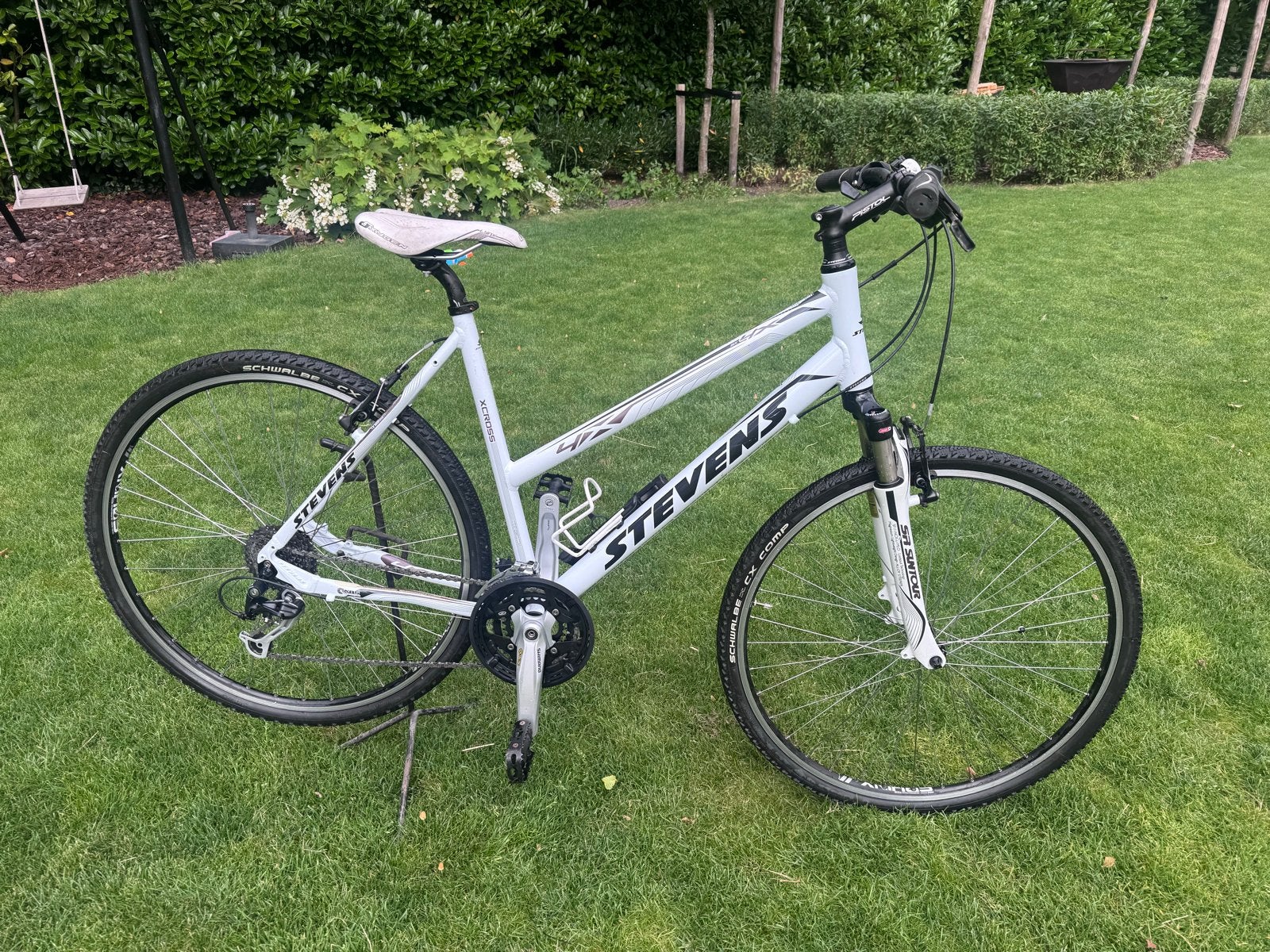 Stevens 4X Lite Hybride Fiets - Maat 21,5 inch, Fietsen en Brommers, Gebruikt, Vering, Velgrem, Overige maten