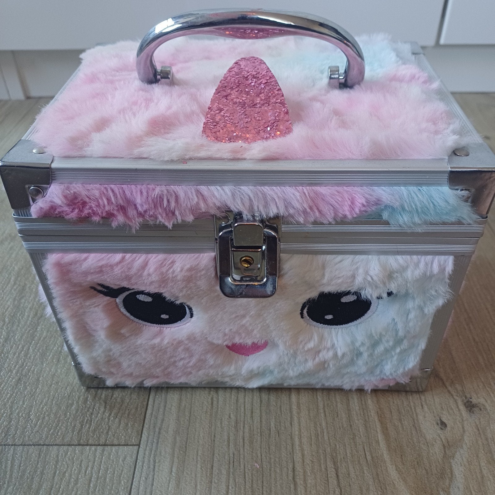 Leuke Eenhoorn Beautycase voor Kinderen - Roze/Blauw, Ophalen, Gebruikt, Roze, Met slot