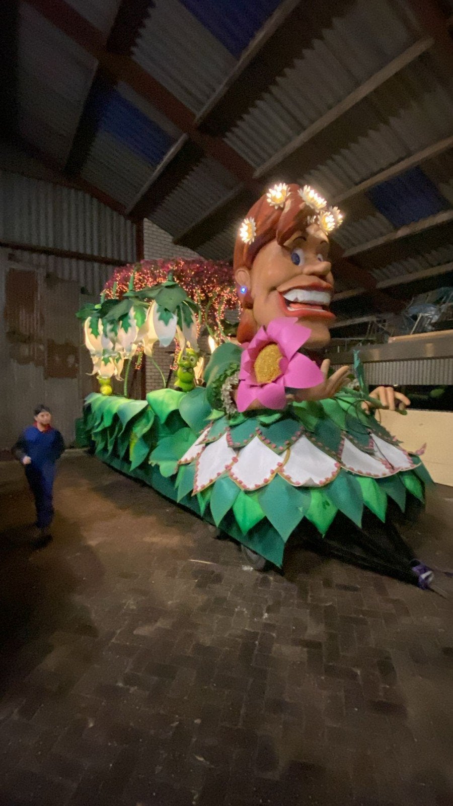 mooie verlichte carnavalswagen, Ophalen, Gebruikt
