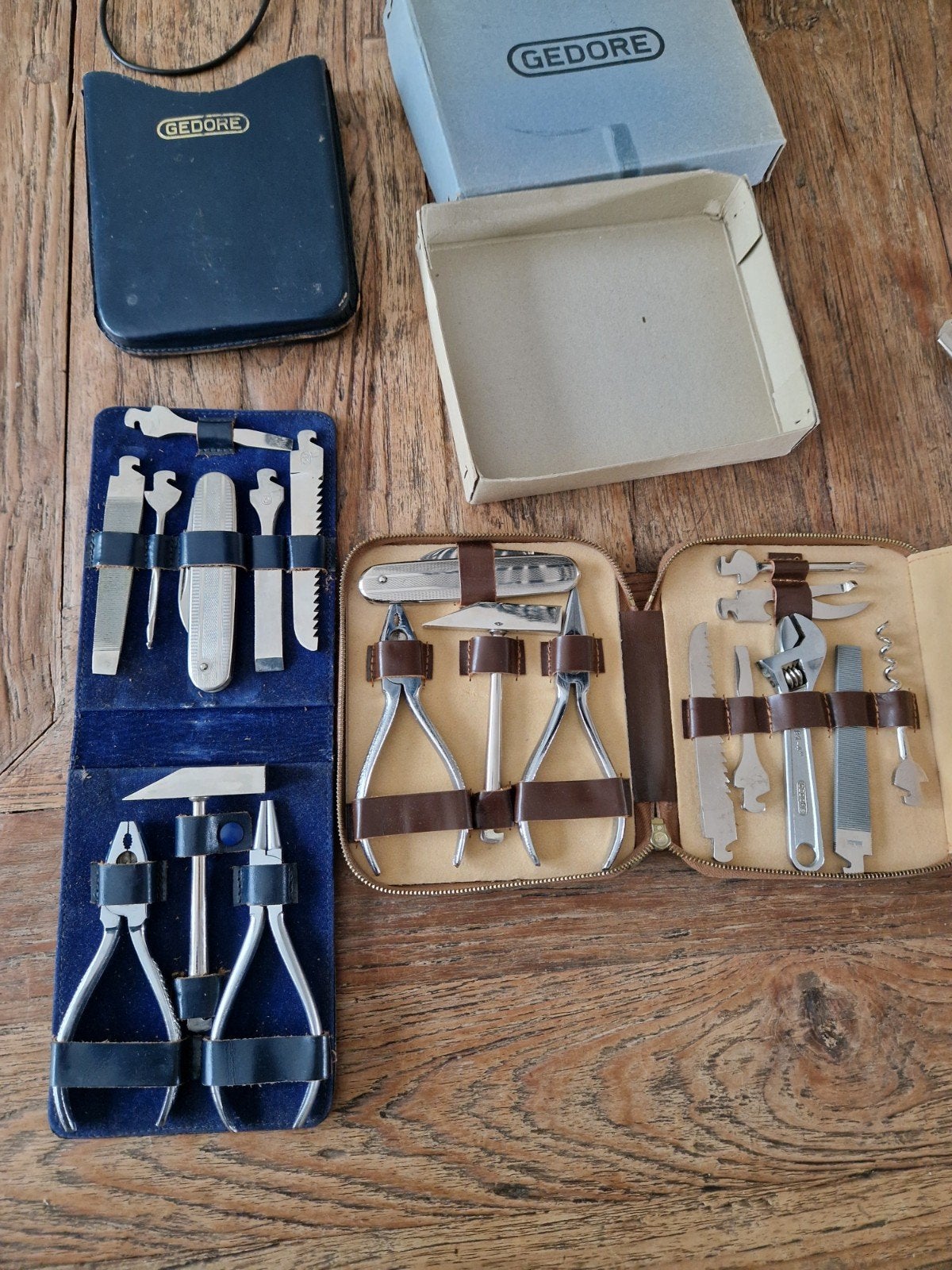Gedore gereedschapsetje multitool vintage, Ophalen of Verzenden, Zo goed als nieuw, Gereedschapsset, Gedore