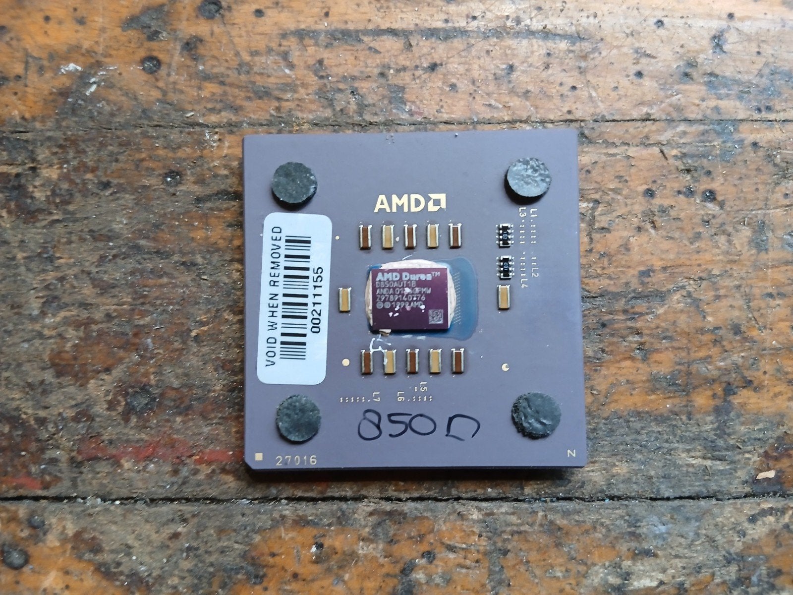 AMD Duron 850 MHz Processor CPU, Computers en Software, Gebruikt, Minder dan 2 Ghz, AMD, AMD Duron 850 MHz