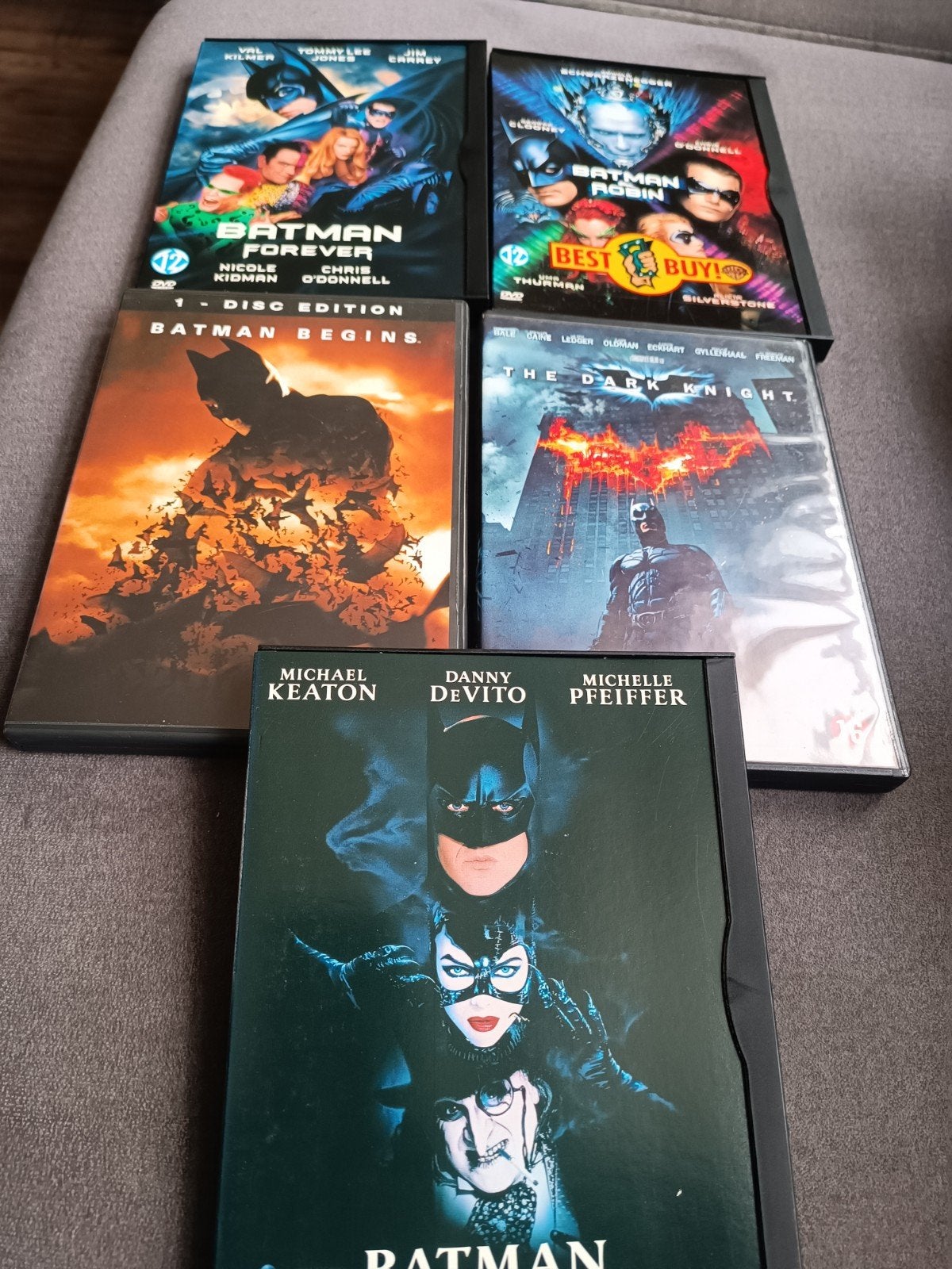 Batman collectie - 5 dvd set, Cd's en Dvd's, Vanaf 12 jaar, Ophalen of Verzenden, Zo goed als nieuw
