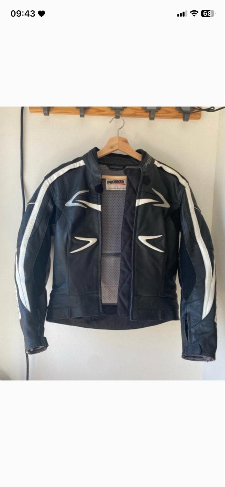 ProBiker Leren Motorjas - Maat 38, Ophalen, Tweedehands, Dames, Jas | leer