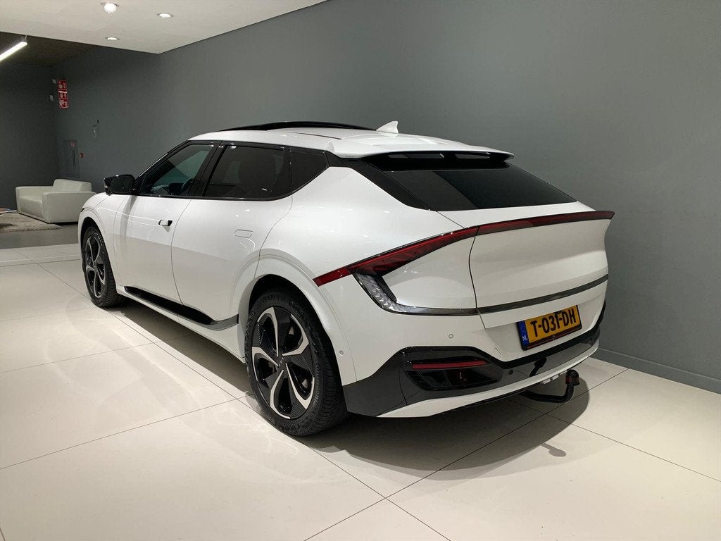 KIA Ev6 77,4kWh 325pk AWD GT-Line PANO, Auto's, Kia, 12 maanden, Gebruikt, Zwart, Wit