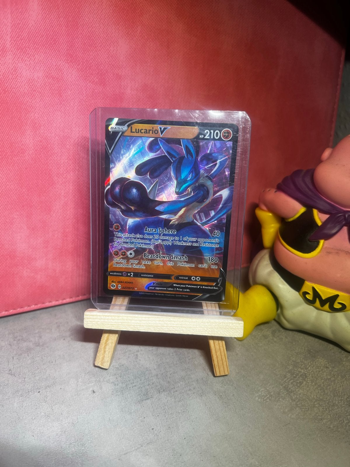 Pokémon Kaart Lucario V - Zo goed als nieuw, Ophalen, Zo goed als nieuw, Losse kaart