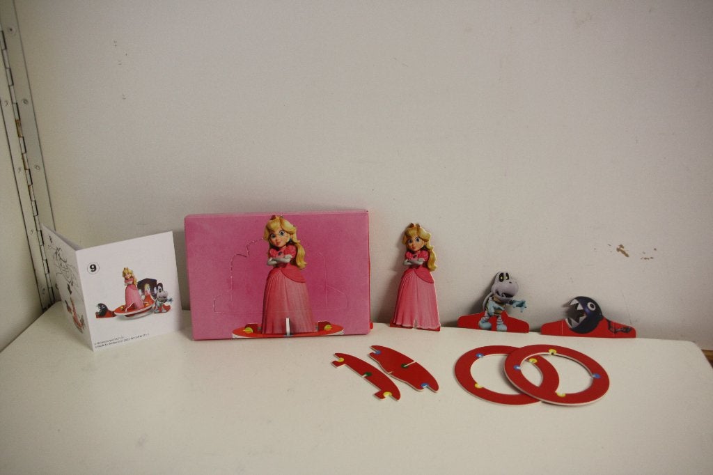 Princess Peach Super Mario actiefiguur puzzel - McDonalds, Ophalen of Verzenden, Nieuw