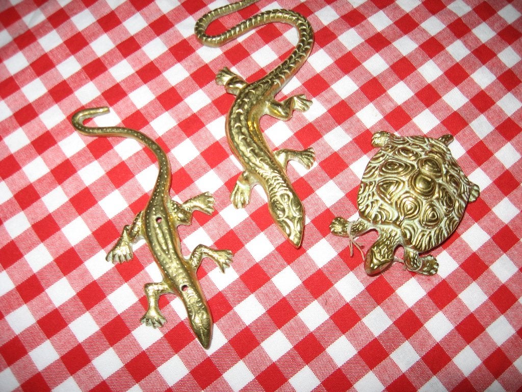 Salamander geel koper. De salamander met de gaatjes en de sc, Ophalen of Verzenden, Zo goed als nieuw, Metaal
