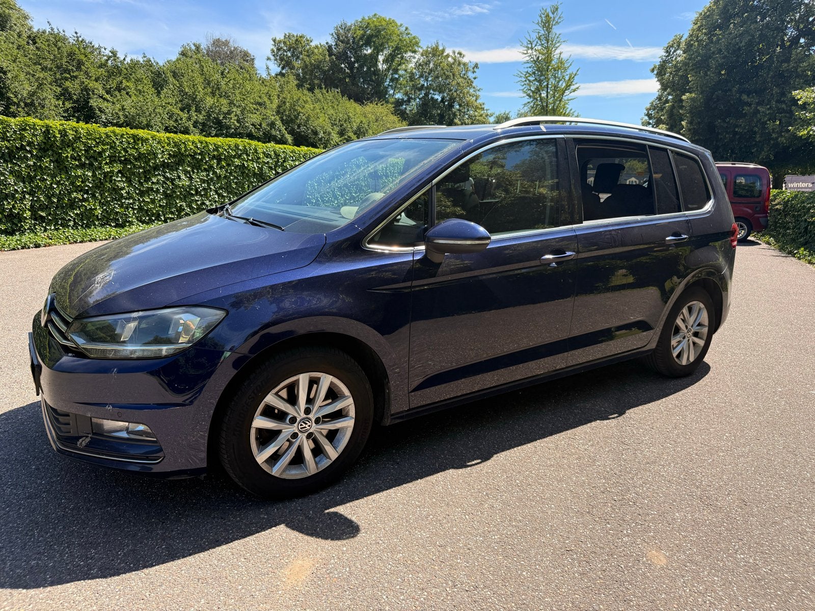 Volkswagen Touran 1.4 TSI 110KW/150PK 7 pers 2017 Blauw, Auto's, Euro 6, 4 cilinders, Blauw, 7 stoelen