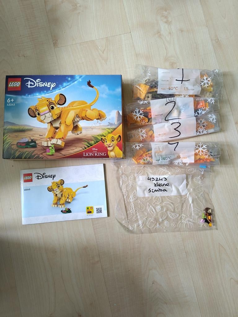 Lego mini Lion king 43243, Ophalen, Zo goed als nieuw, Complete set, Lego