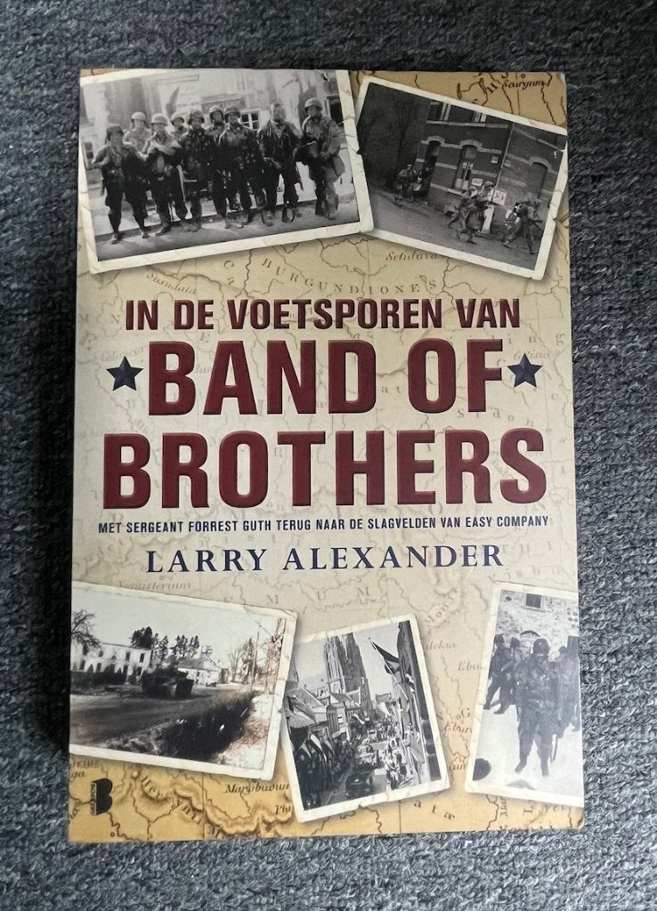 IN DE VOETSPOREN VAN BAND OF BROTHERS, Boeken, Tweede Wereldoorlog, Stephen E. Ambrose, Ophalen of Verzenden, Zo goed als nieuw