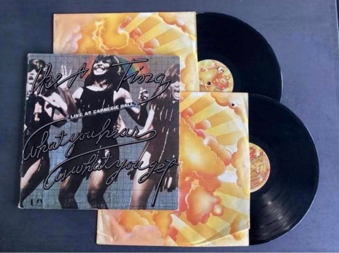 Ike & Tina Turner - Live at Carnegie Hall (LP), Cd's en Dvd's, Vinyl | Rock, Ophalen of Verzenden, 12 inch, Dubbel-LP