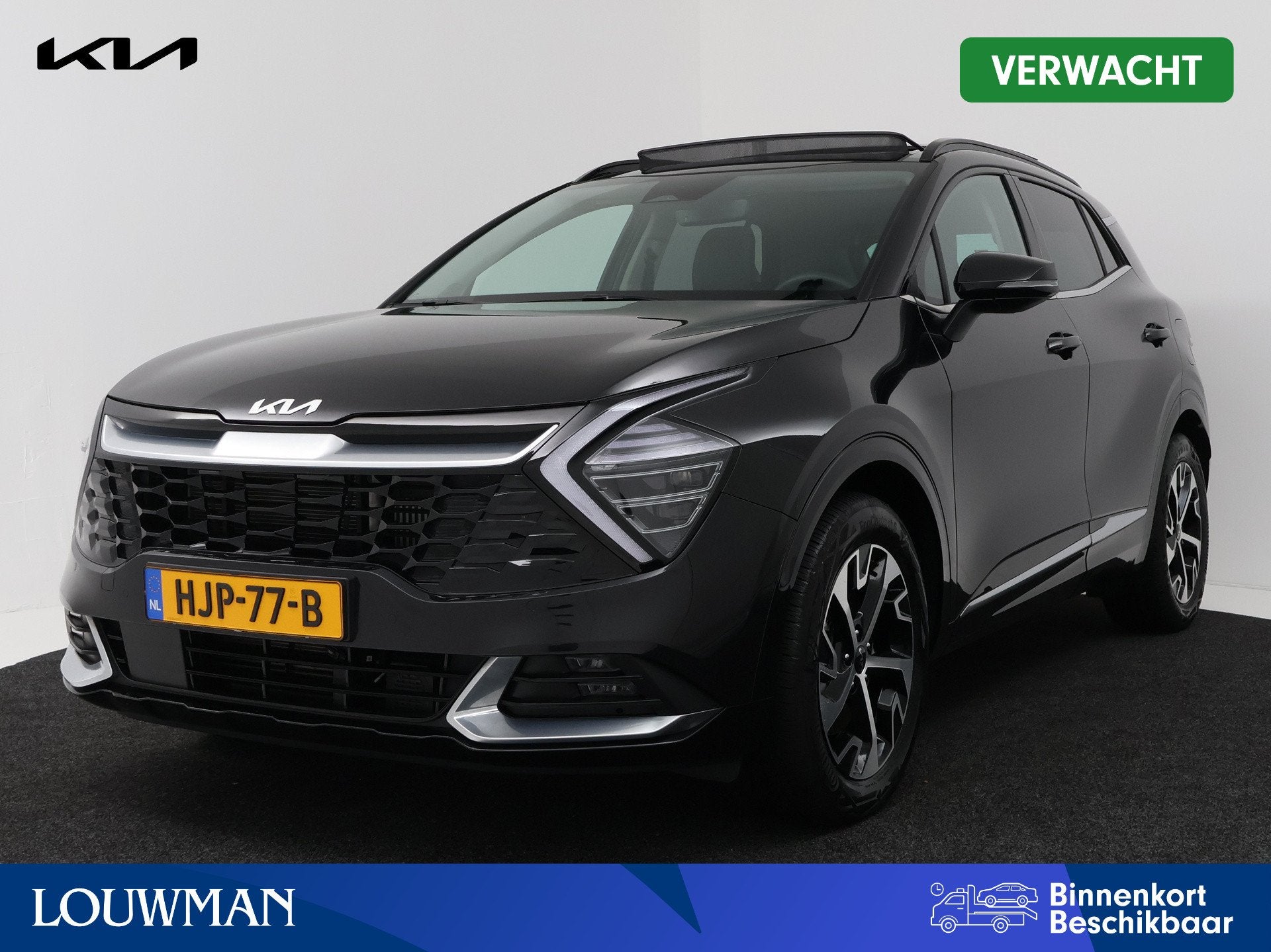 Kia Sportage 1.6 T-GDi Hybrid DynamicPlusLine WORDT VERWACHT, Auto's, Kia, 12 maanden, Adaptive Cruise Control, Gebruikt, 4 cilinders
