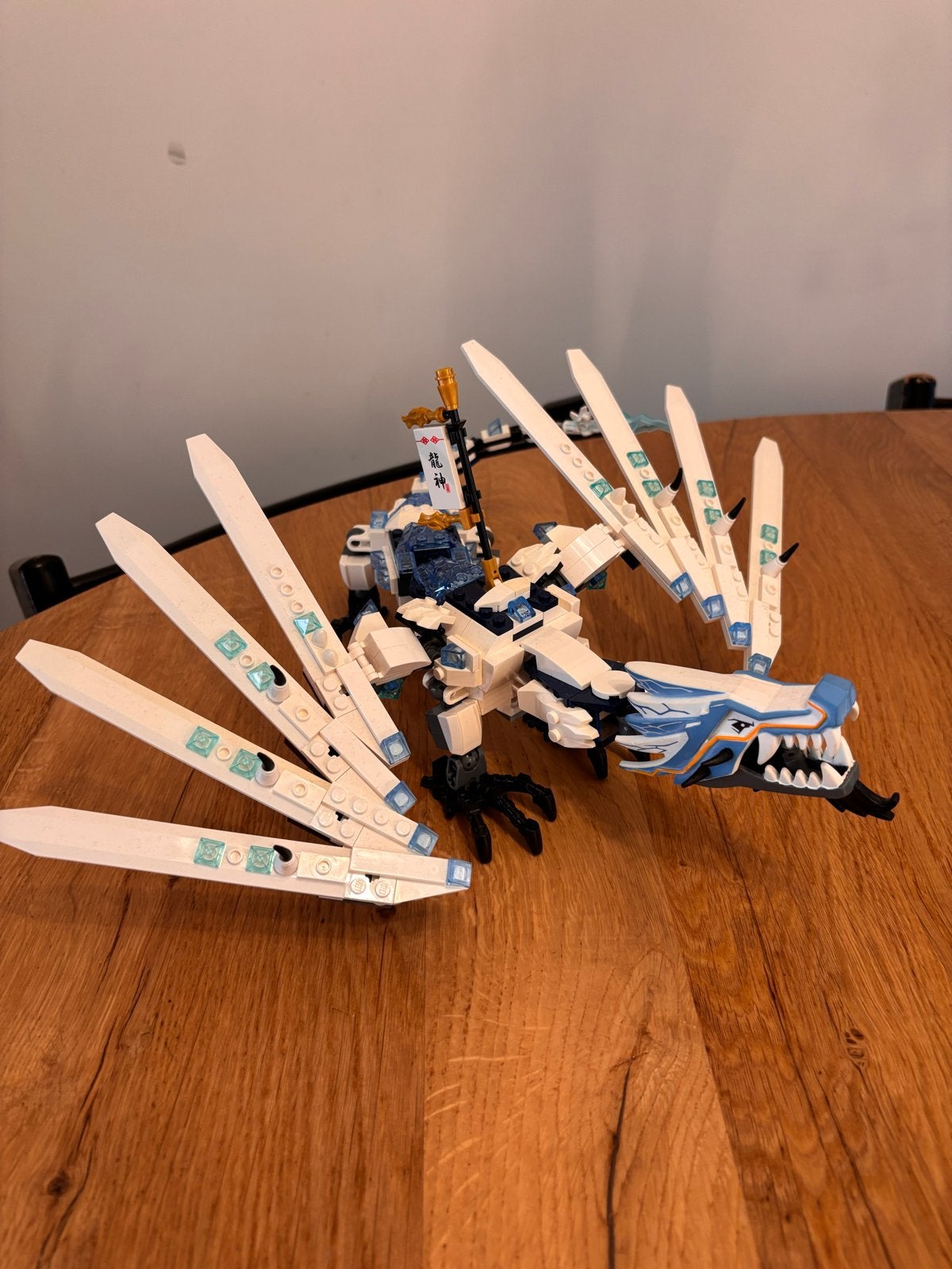 LEGO Ninjago Zane's IJsdraak Aanval MOC, Ophalen of Verzenden, Gebruikt