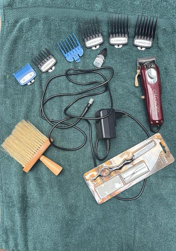 Wahl Magic Clip Tondeuse met opzetstukken en accessoires, Ophalen, Gebruikt, Tondeuse