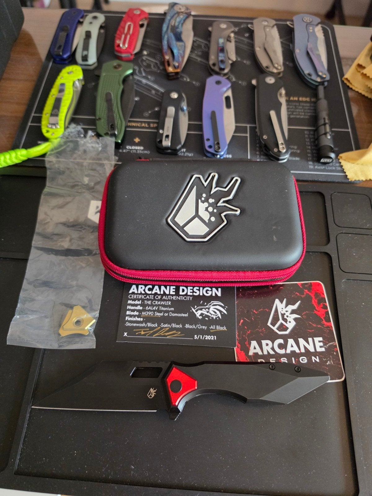 arcane design the crawler titanium, Ophalen of Verzenden, Gebruikt